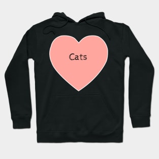 I Love Cats Hoodie